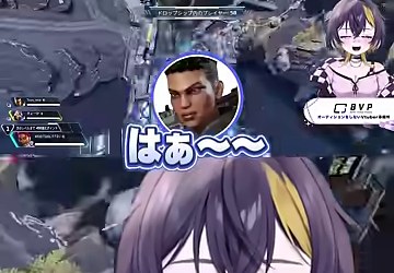 APEXプレイ画面で野良VCの会話が続いている場面